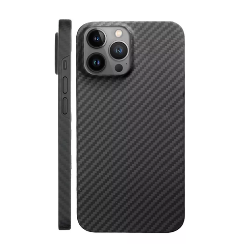 Real Carbon Fiber Case for iPhone 14 Pro Series with Built in Magnetic Ring