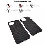 Real Carbon Fiber Case for iPhone 14 Pro Series with Built in Magnetic Ring